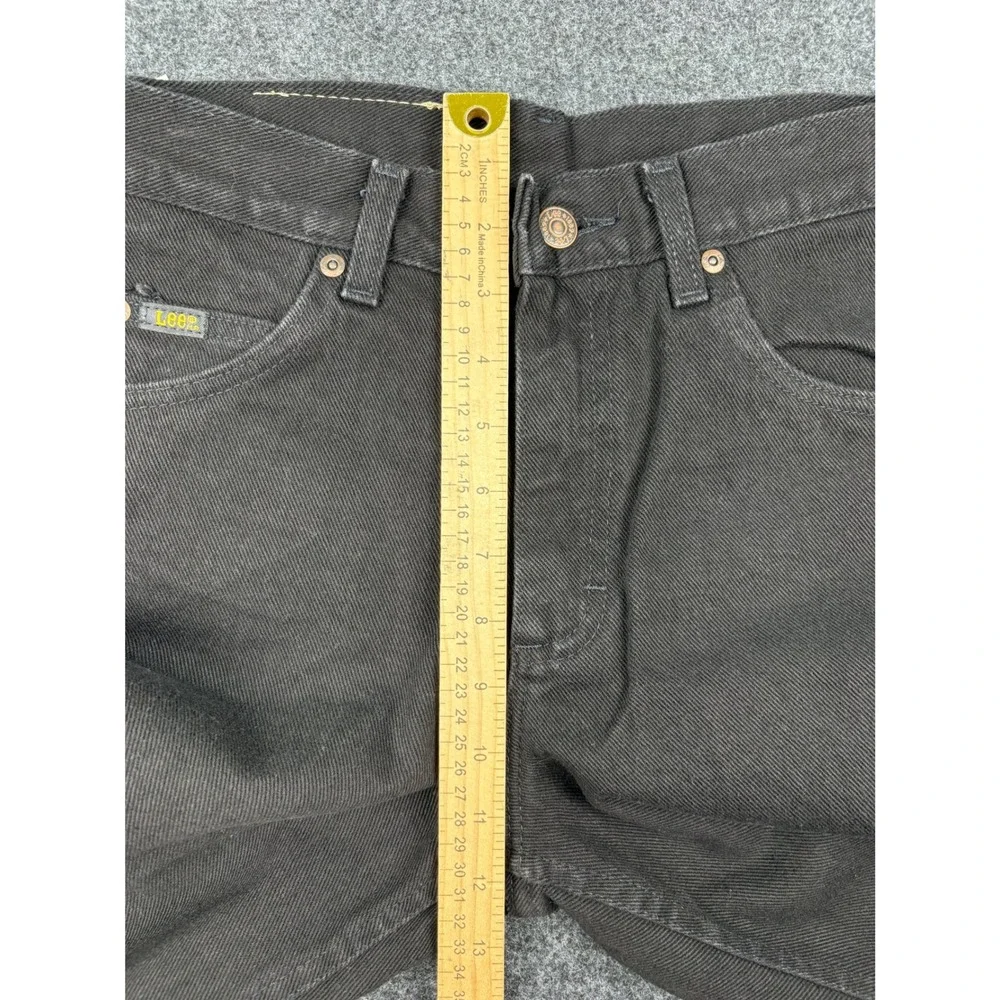 Lee Relaxed Fit Tapered Leg Jeans Mens 30x32 Black Denim 100% Cotton 205-5508